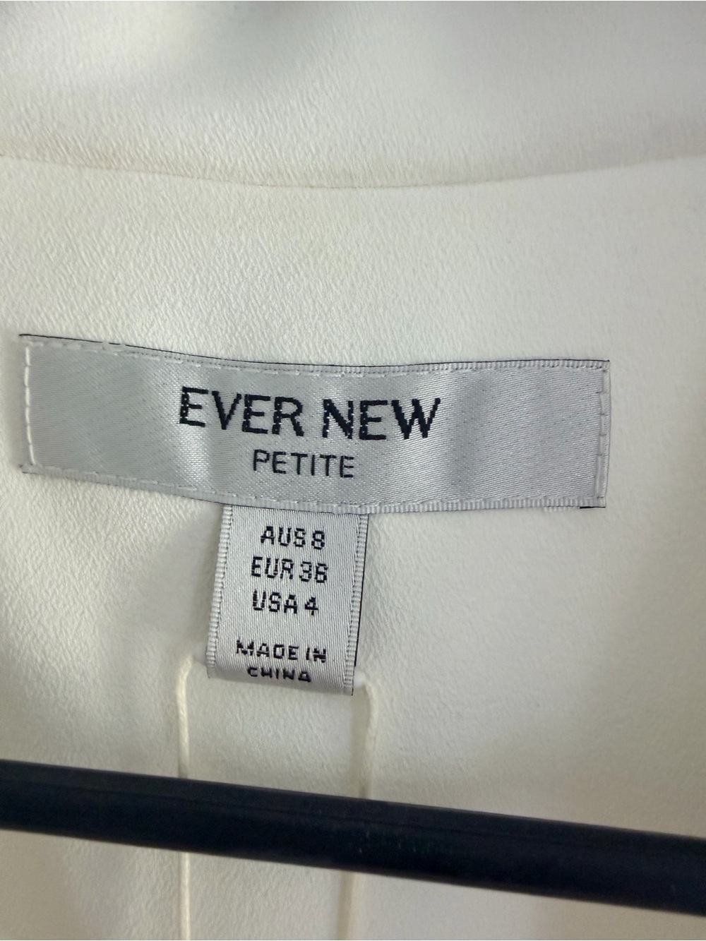 Ever New Ivory Sleeveless Blazer Mini Dress with Belt - Picture 8 of 9